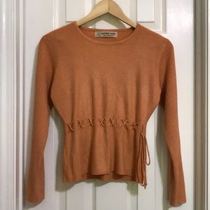 3 for $50 SACRED YARD Pink/orange vintage sweater